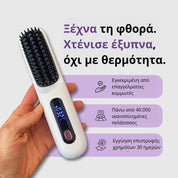Nimésha GoBrush PRO – Η Ασύρματη Ισιωτική Βούρτσα Μαλλιών